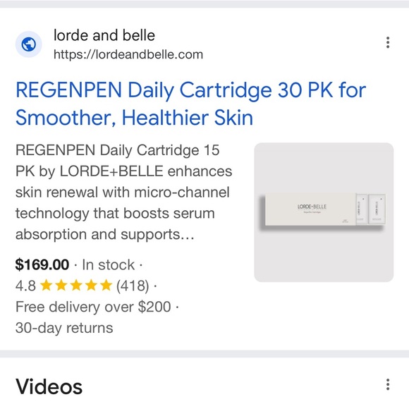 3 PACK -  Lorde + Belle CARTRIDGES ONLY for RegenPen 90-Day Supply MSRP $500 - Picture 3 of 3
